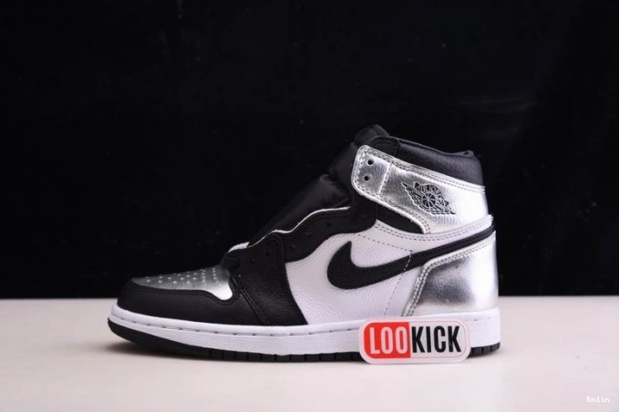 Bmlin Shoes HIGH 1 TOE JORDAN WMNS OG SILVER AIR CD0461-001 0803